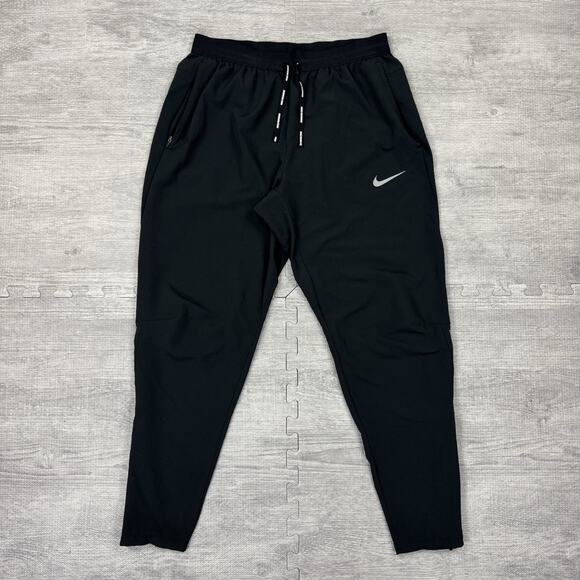 Nike Dri-Fit Phenom Elite Pants Mens L Large Black Dri-Fit Running CV7439-010 - Picture 1 of 12